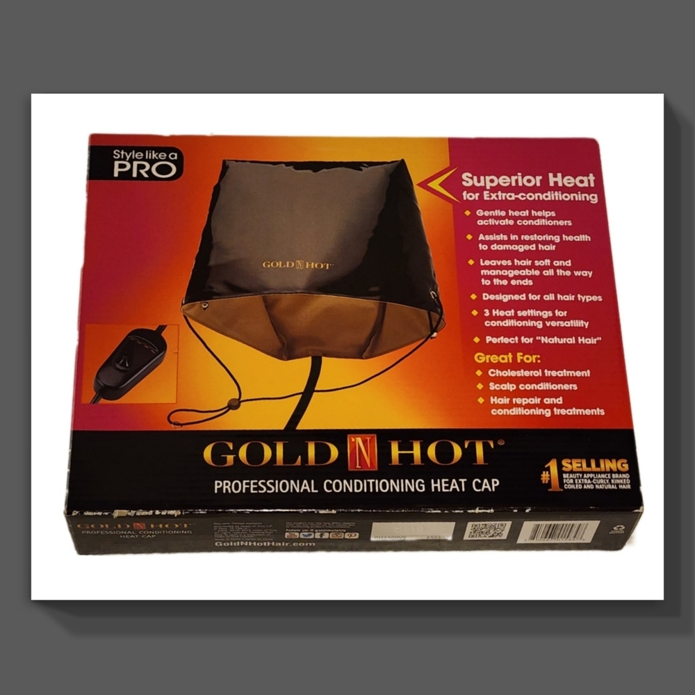 Gold & Hot Conditioning Heat Cap